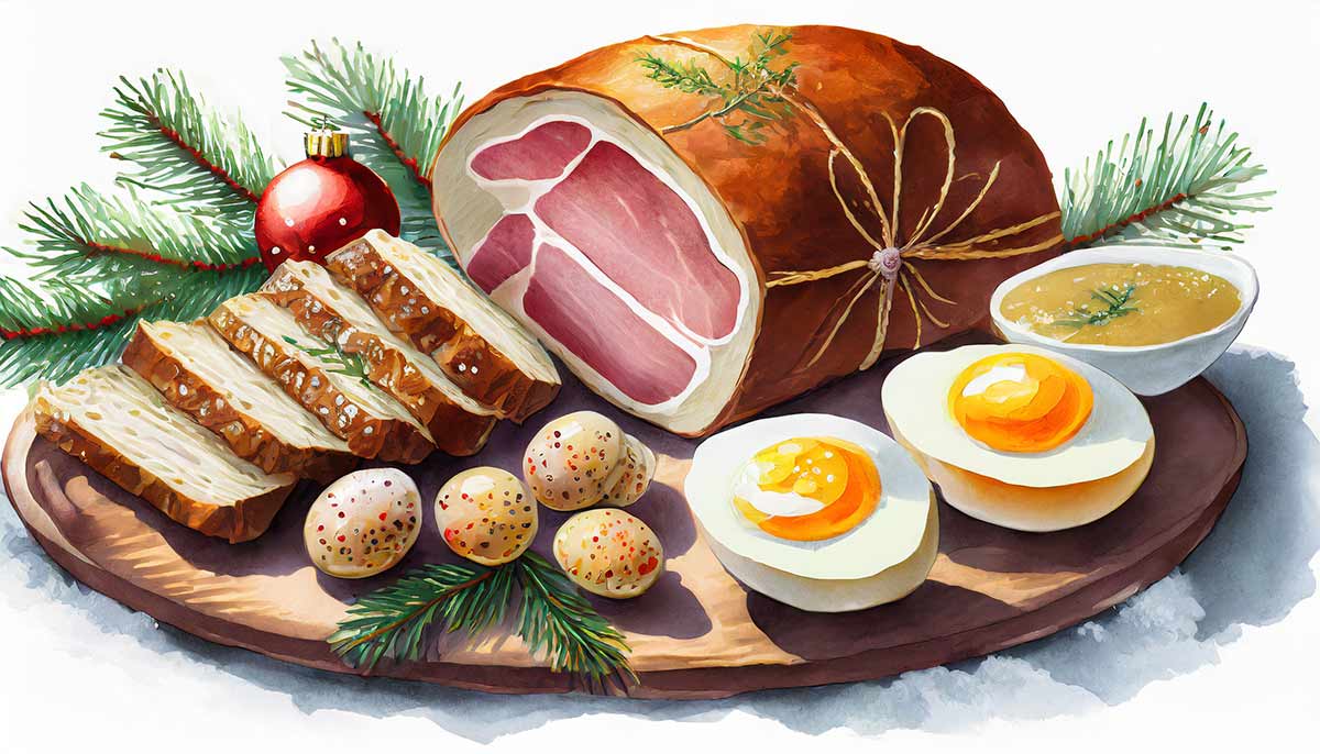 Julbord Lista över rätter och mat på julbordet Krysslexikon.se