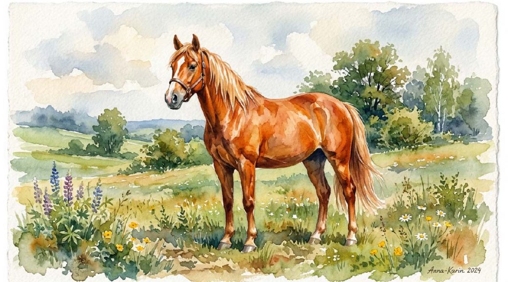 rödbrun-märr-häst-korsord